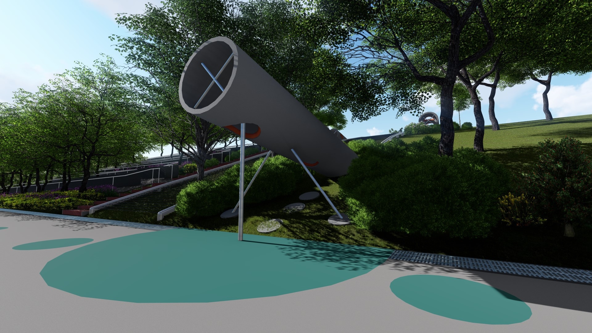 暖暖運動公園3D示意圖